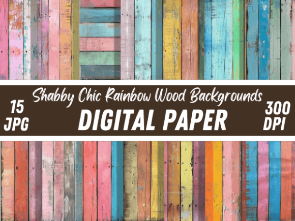 Download Retro Wooden Timber Grain Paper Patterns - Rain Collection