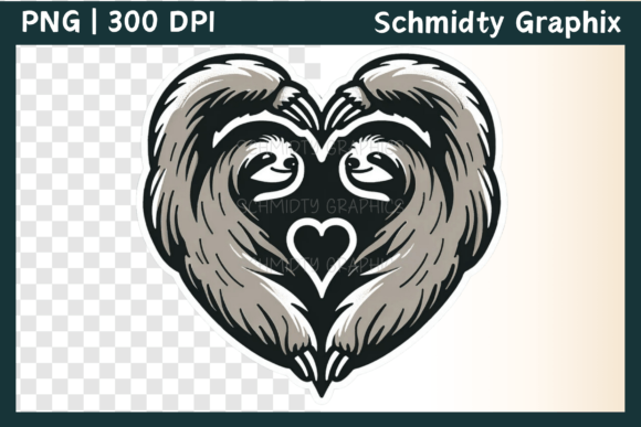 Download Cute Heart Sloth Love Sublimation Png - Love sublimation png Collection
