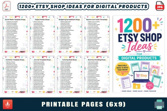 Download 1200+ Etsy Shop Ideas for Digital Produc - Etsy Collection