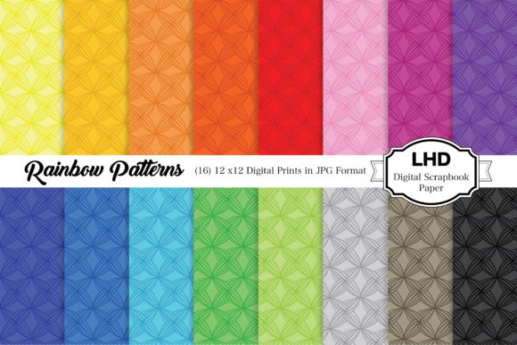 Download Rainbow Patterns Digital Backgrounds - Rain Collection